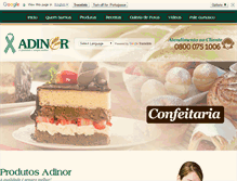 Tablet Screenshot of adinor.com.br